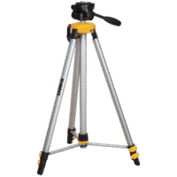 DEWALT Laser Level Tripod, ¼ x 20 Thread Mount, Collapsible Legs, Non-Skid Feet, Carrying Pouch.